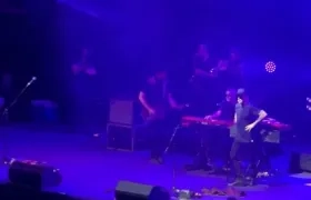 El momento de la polémica.