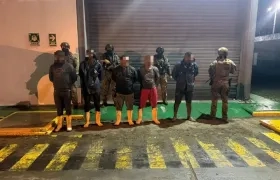 Cuatro colombianos y un ecuatoriano fueron capturados. 