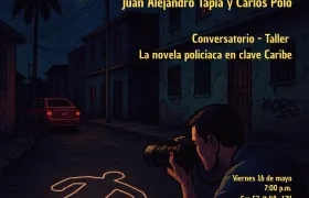 Conversatorio-taller sobre narrativa detectivesca, tinta roja, periodismo judicial y Caribe profundo. 