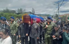 Los soldados fueron despedidos por el Ejército este domingo. 