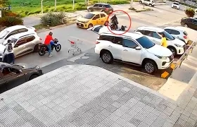 Momento de la balacera.