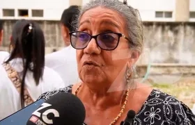 Rebeca Viloria, mamá de Eduardo Pinto.