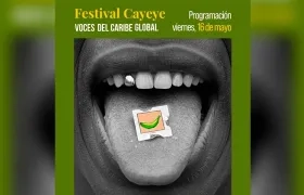 Imagen oficial del Festival Cayeye: voces del Caribe global.