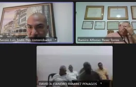 Sergio Fruto (arriba izquierda), abogado defensor de Francisco Mejía.