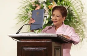 Kamla Persad-Bissessar, presidenta de Trinidad y Tobago.