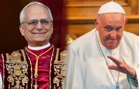 León XIV y Francisco.