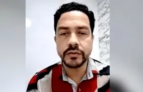 Marlon Mora, uno de los imputados en la audiencia de este lunes. 