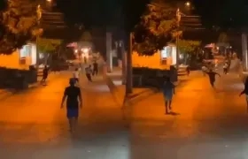 El último enfrentamiento de pandilleros ocurrido en la noche del martes. 