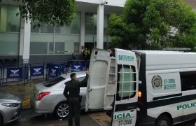 Los capturados fueron conducidos a la URI de la Fiscalía. 