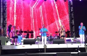 La big band de Pacho Galán en una presentación del Festival de Orquestas.