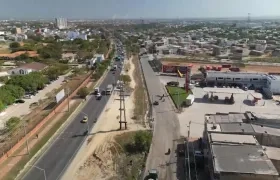 Panorámica de la avenida Circunvalar entre la Murillo y Calle 30.