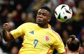 Jhon Córdoba, delantero de la Selección Colombia.