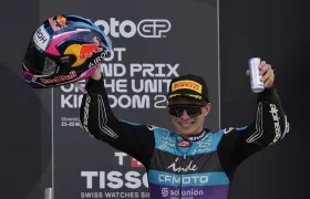 David Alonso, piloto colombiano de motociclismo. 