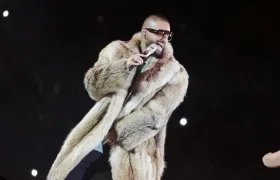  Maluma se presentó en el estadio El Campín este sábado. 