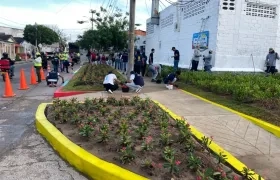 Espacio recuperado en La Ceiba.