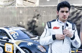 Juan Pablo Vega Dieppa, plioto barranquillero de automovilismo.