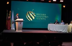 Fotografía de una edición del ‘Premio al Maestro de la Costa’. 