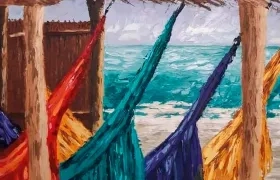 Algunos cuadros que estarán en la exposición.