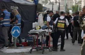 Imágenes del ataque en una zona residencial de Be'er Sheva, en el sur de Israel