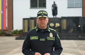 General Carlos Triana Beltrán, Director de la Policía Nacional. 