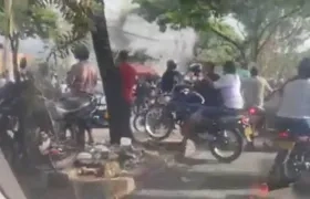 Explosión en el barrio Meléndez, en Cali.