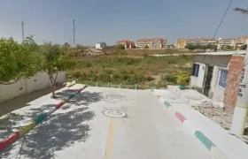 Arroyo en el barrio El Edén, donde fue hallado el cuerpo del joven. 