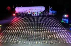 Droga incautada a los 'Comandos de Frontera'. 