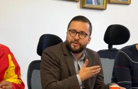 El concejal de Bogotá, Andrés Barrios Bernal. 