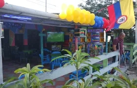 Estadero donde se presentó el atentado