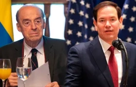 Excanciller de Colombia, Álvaro Leyva / Secretario de Estado de Estados Unidos, Marco Rubio.