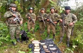 Parte los explosivos hallados.