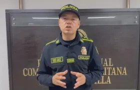 El comandante de la Policía Metropolitana de Barranquilla, general Edwin Urrego.