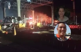 Las dos víctimas mortales del atentado. 