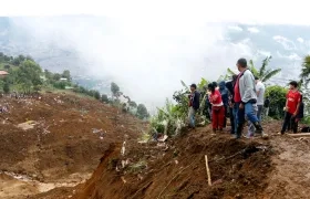 Lugar donde ocurrió la tragedia en el municipio de Bello. 