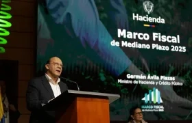 El Ministro de Hacienda, Germán Ávila.