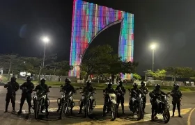 Unidades del Ejército en cercanías de la Aleta del Tiburón. 