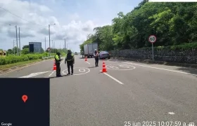 Patrullajes en la Vía al Mar.