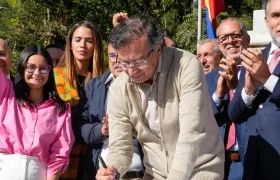 El Presidente Gustavo Petro. 