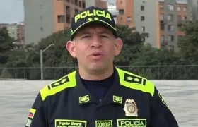 El comandante de la Policía de Bogotá, brigadier general, Giovanni Cristancho.