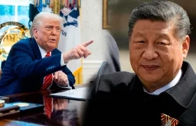 Presidente de Estados Unidos, Donald Trump, y su homólogo chino, Xi Jinping.