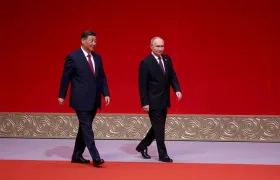 Xi Jinping y Vladímir Putin.
