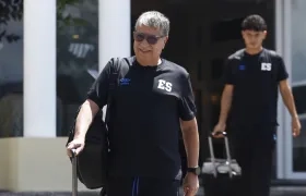 El colombiano Hernán Darío Gómez, técnico de la selección de El Salvador.