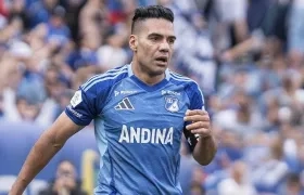 Radamel Falcao García, delantero de Millonarios. 