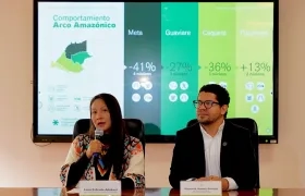 Lena Estrada, ministra de Ambiente y Desarrollo Sostenible. 