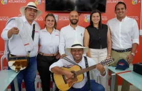Promotores de Panaca y funcionarios de la Gobernación del Atlántico. 