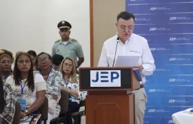 El presidente de la Justicia Especial de Paz, magistrado Alejandro Ramelli Arteaga.