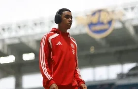 Jamal Musiala, mediocampista del Bayern Múnich.