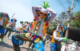 Las marimondas de Barrio Abajo estarán durante el Desfile de Carrozas y Comparsas en Cúcuta. 