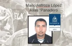 Mario Astroza López, alias 'El panadero'.