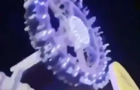 Momento en que se quebró brazo de la atracción mecánica.